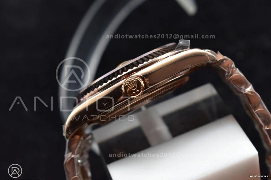 402 DayDate Steel A President RG Dial Crystal 40 Meteorite on Bracelet Markers SmartChoice 316L TWF 0520